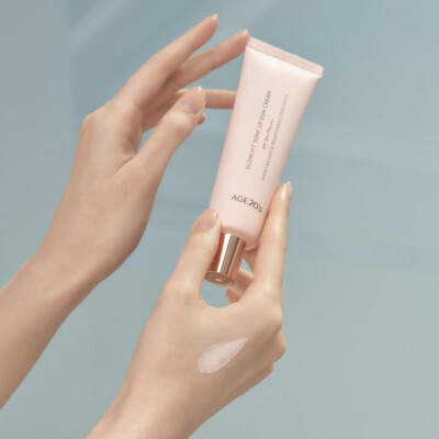 AGE20s Glow Fit Tone Up Sun Cream 50ml, Moisturizing,Korean Cosmetics, Kbeauty