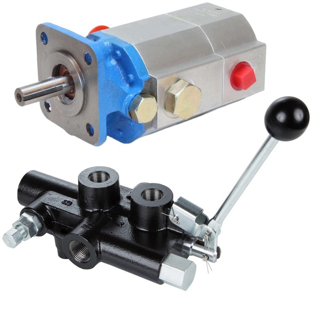 Hydraulic Pump / Valve Kit for Log Splitter, 11 GPM 2Stage / Auto
