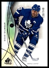 2024-25 SP GAME USED GOLD DOUG GILMOUR 130/149 TORONTO MAPLE LEAFS #170