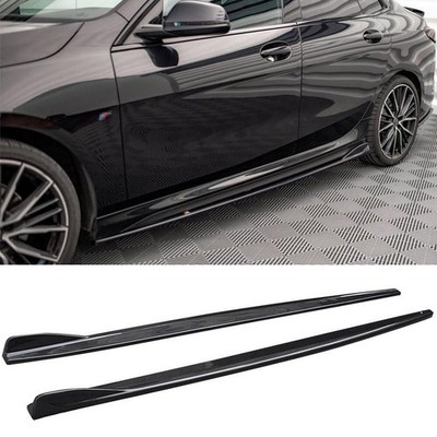 Carbon Fiber Side Skirts Extension Lip MAX Style For 2021UP BMW 2 Series F44