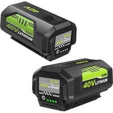 8.0Ah/6.0Ah Battery for Ryobi 40 Volt Lithium OP4050 OP40602 OP40261 OP4060 40V