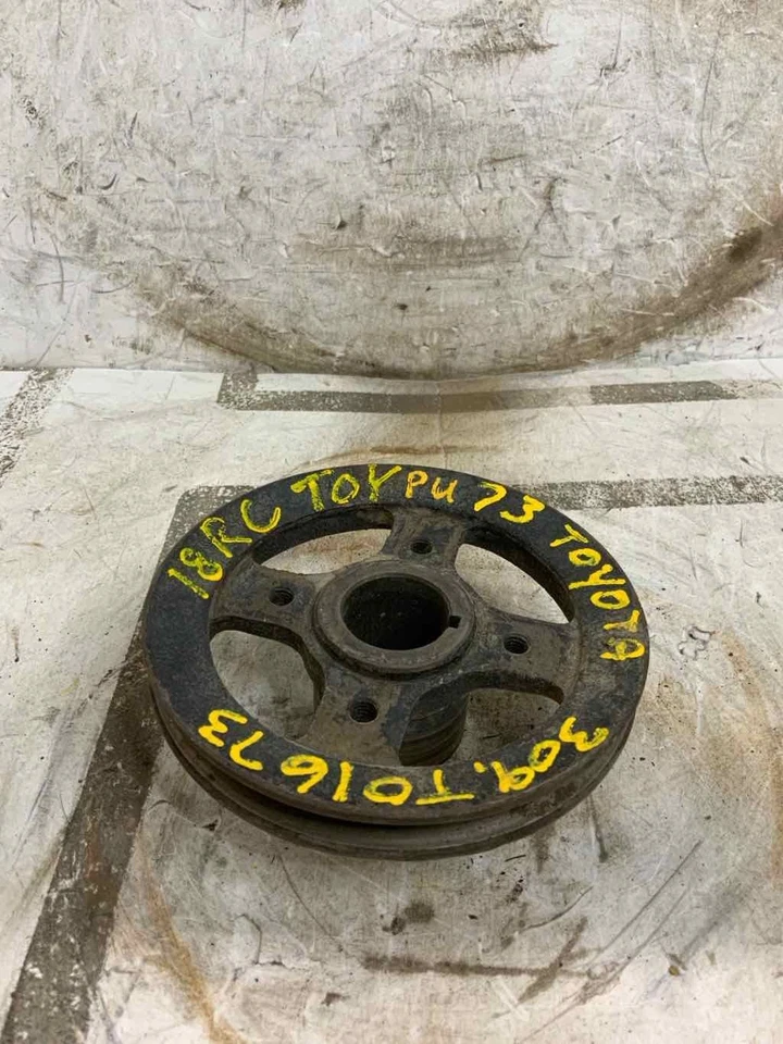 1973 Toyota Pickup Harmonic Balancer Single V-Belt 18RV Stock # P0309 - Image 4 of 4