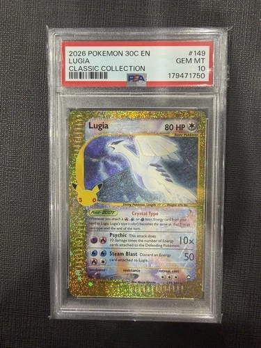 2026 30th Anniversary Lugia Classic Collection #149 PSA 10 - product listing photo