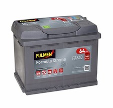 Auto Starterbatterie Fulmen FA640 12V 64Ah 640A EXPRESSVERSAND D15