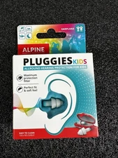Alpine Pluggies Kids Ear Plugs for Small Ear Canals – Noise Cancelling Earplu...