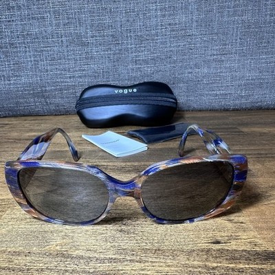 Jean Lafont Paris Java 7126 Sunglasses FRAMES ONLY Amber Blue Silver