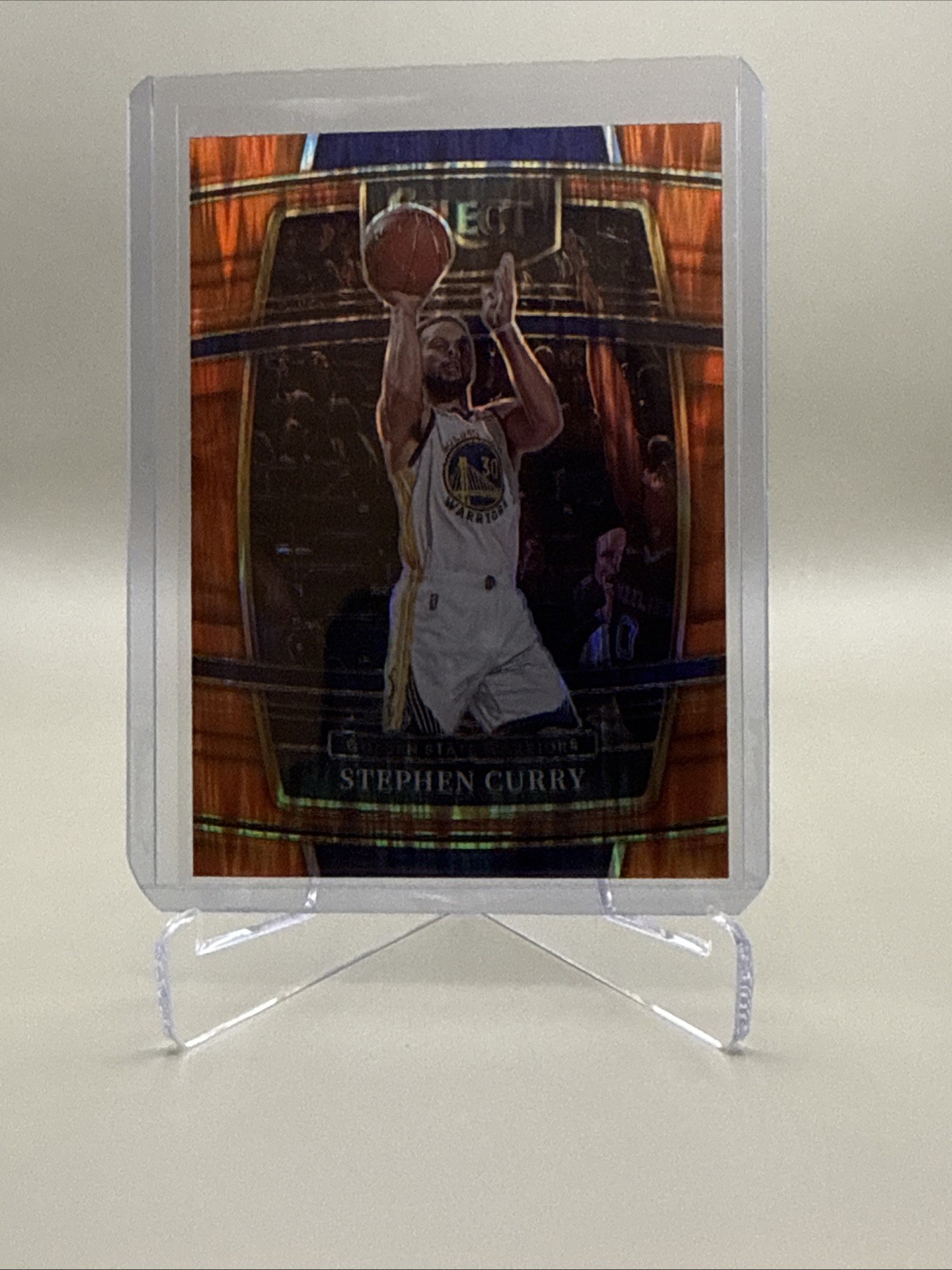 2021-22 Panini Select - Concourse Stephen Curry #94 Orange Flash Prizm