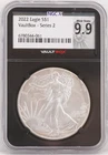 2022 American Eagle VAULT BOX  series 2 NGC 9.9  One oz Silver
