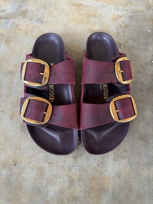 Birkenstock Arizona Zinfandel Sole 41 EUR Size 10 US 100% Leather