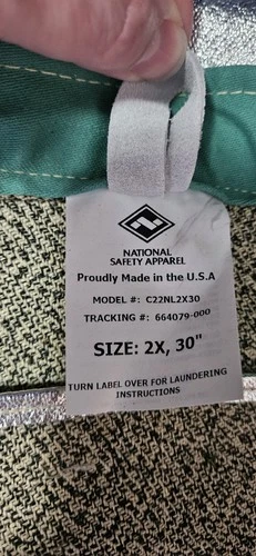 NATIONAL SAFETY APPAREL. proudly Made in the US. MODEL  C22NL2x30 - product listing photo