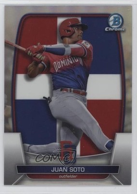 2023 Bowman Chrome WBC Flag Variations Refractor 494/499 Juan Soto #WBC-28 11s9