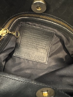 Old Coach 9809 Shoulder Bag Black Vintage | eBay