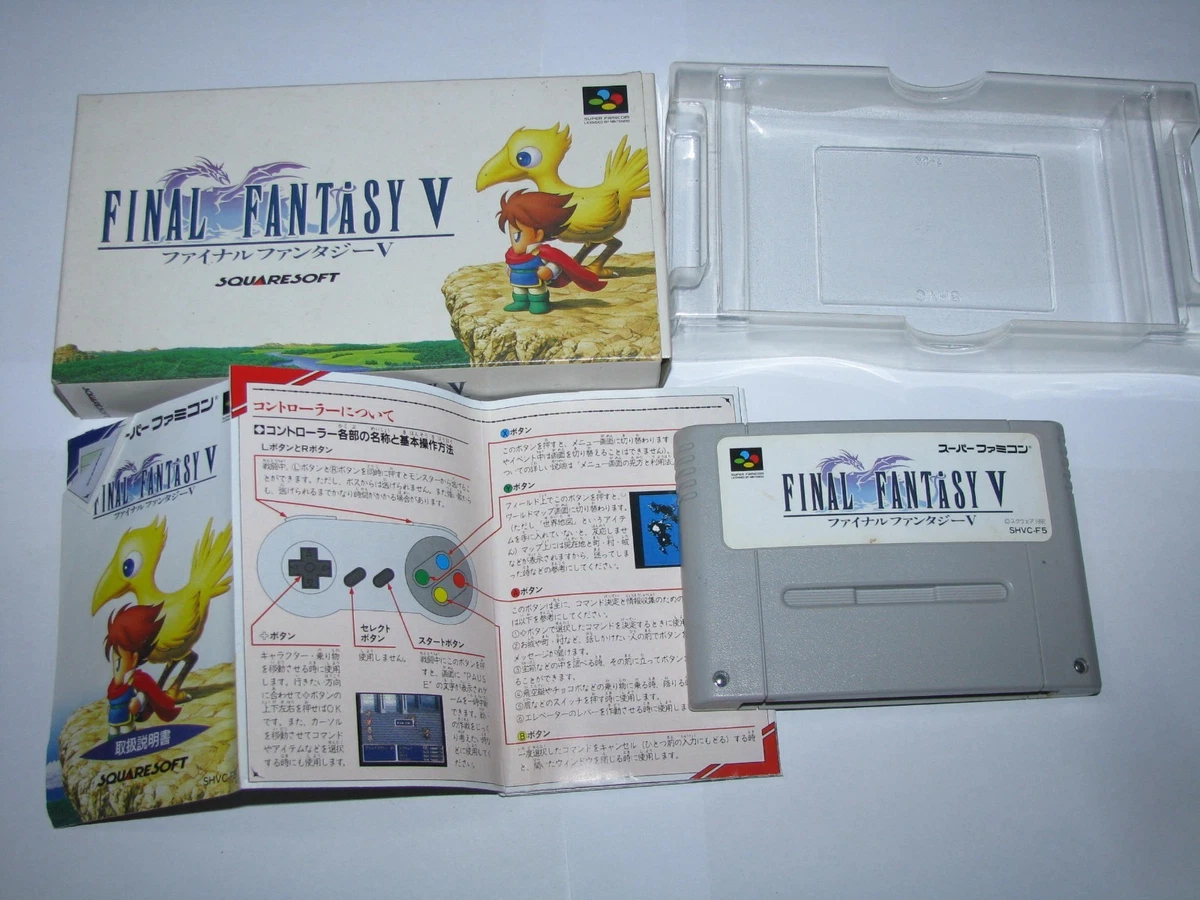 Final Fantasy V Nintendo SNES Video Games for sale - eBay