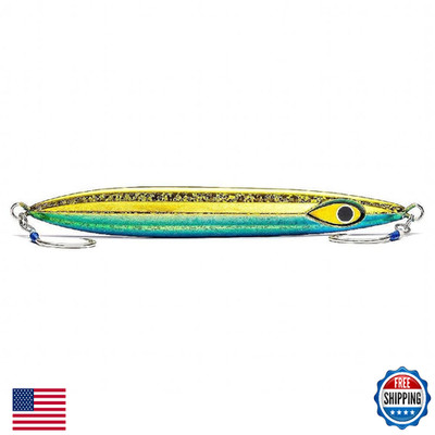 Mustad Rip Roller Slow Fall Jig Fusilier Glitter 400g/15oz Fishing Lure