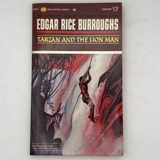 Tarzan and the Lion Man E R Burroughs U2017 Tarzan #17 Ballantine 1964 PB 1st Pr