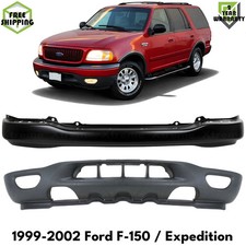 Front Bumper Face Bar Primed Steel Lower Valance For 1999-2002 Ford Expedition Front Bumper Face Bar Primed Steel Lower Valance For 1999-2002 Ford Expedition