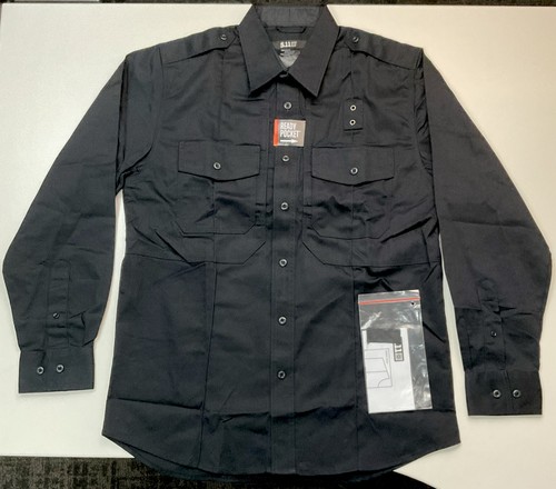 72345 5.11 Tactical Men's Twill PDU Class B Long Sleeve Shirt Medium Navy