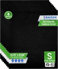 Bagean Activated Carbon Pre Filter Replacement - Compatible with Winix Air... 