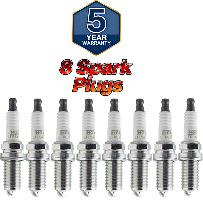 8PCS NEW NGK G-Power Platinum Spark Plugs LFR5AGP / 5018 2009 5.7L 6.4L