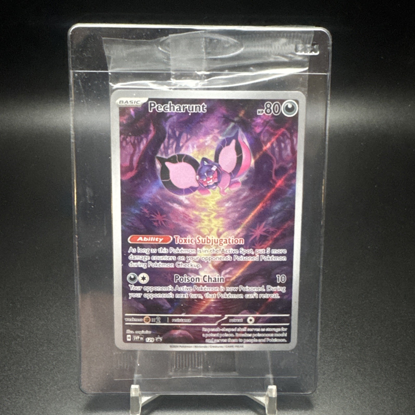 *Sealed* Pecharunt 129 Sv: Scarlet & Violet Promo Cards Holo