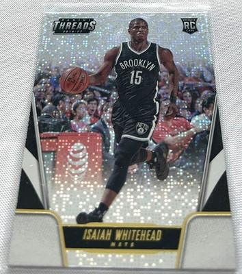 2016-17 Panini Threads Basketball Isaiah Whitehead Nets Century Proof Dazzle RC