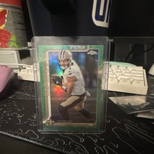 Topps Chrome Green Parallel Taysom Hill New Orleans Saints #222 /99 NFL Card
