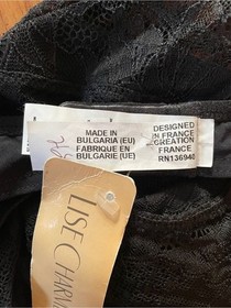 NWT Lise Charmel Lingerie Bodysuit &ndash; Black &ndash; 32C (U.S. sizing)