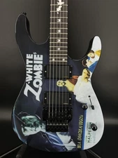 Zombie Box Purple Electric Guitar Floyed Rose Black Part 2H Pickups Solid Body