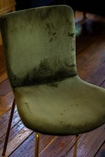 Bloom Green Velvet Chair