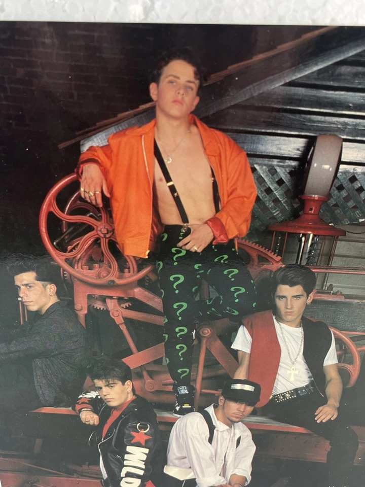 New Kids on the Block 1991 Promo Postcard 8x10 Licensed Reprint - Image 4 of 4