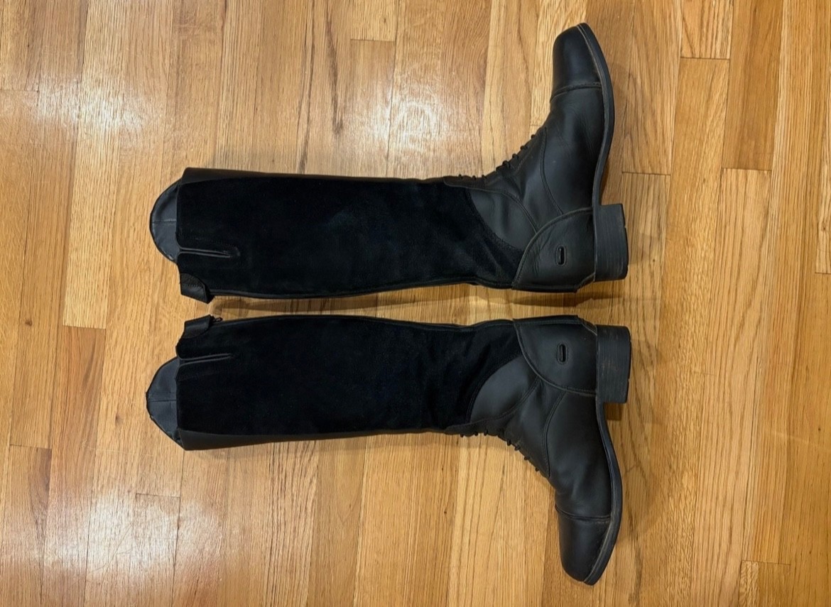 Bottes Ariat Quantum Crowne Pro Homme, Taille 9.5 : Le Must Noir Et Bleu Cobalt, Presque Neufs !