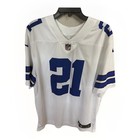 Nike Dallas Cowboys Ezekiel Elliott #21 On Field Jersey White XL Dri-FIT NFL