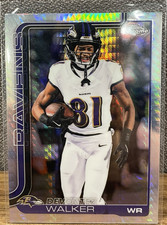 Devontez Walker Refractor Topps 2025 Chrome  Baltimore Ravens #26