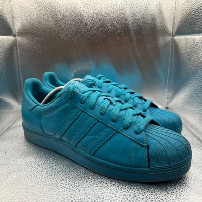 Size 11 Adidas Superstar Pharrell William Supercolor Lab Green Mens Shoes S41835