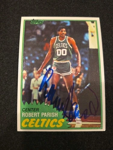 Robert Parish Signed 1981-82 Topps Basketball #6 Boston Celtics Autograph