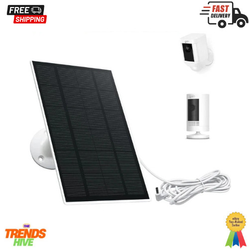 Ring Camera Solar Panel, Compatible with Ring Stick Up Cam B