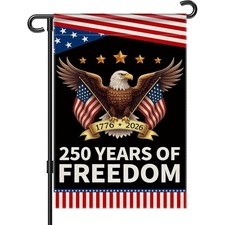 America 250th Anniversary 250 Years of Freedom USA Yard Sign Patriotic Flag