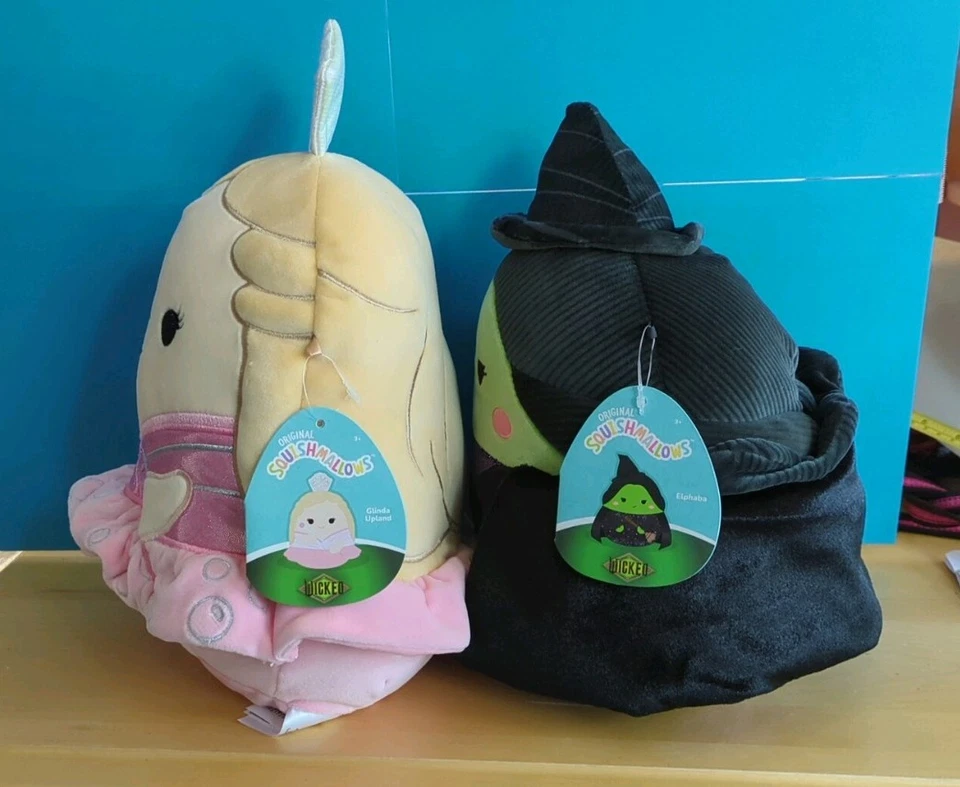 WICKED Squishmallows 10in Elphaba And Glinda NWT Sold As A Set Only - Image 2 of 4