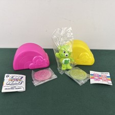 Care Bears Surprise Figures Series 1 Lot Pink Yellow Cases Good Luck Bear