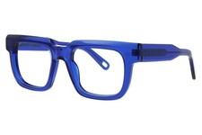 450€ Lunettes de vue épaisses bleues translucides Kartell Monture optique KL049