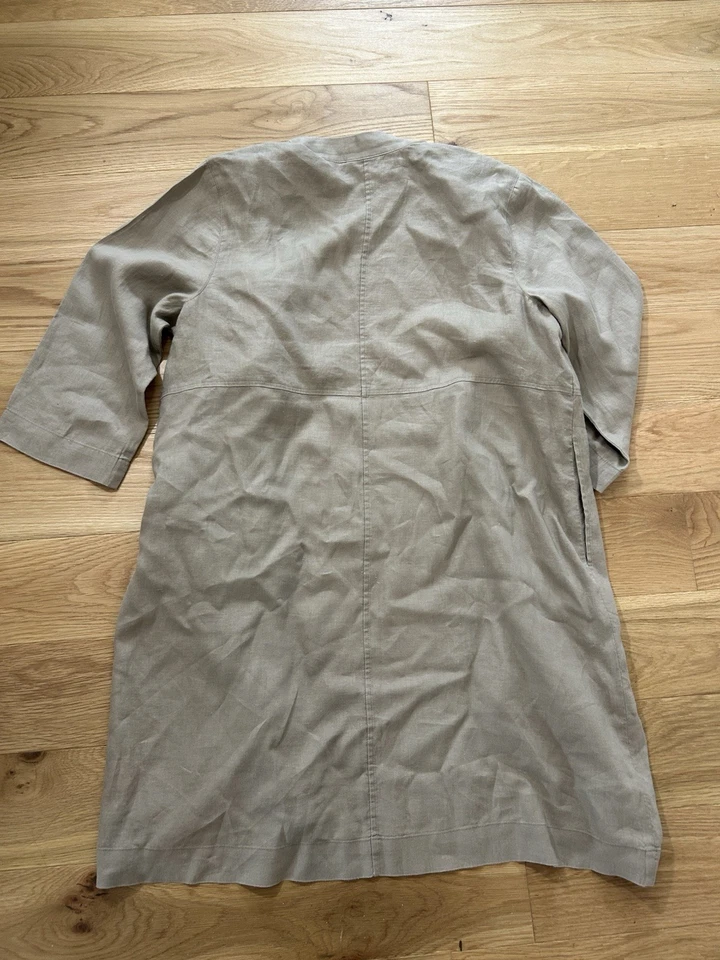 Pure Jill Elements Linen Jacket Topper Shirt Size Large L - Image 4 of 4