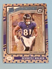 Devontez Walker 2024 Panini Donruss Optic Rated Rookie Stars Prizm #228 Ravens