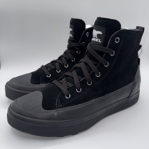 Sorel Cheyanne Metro II Sneak WP Sneakers Men’s Size 10.5 Black Sea Salt - Picture 16 of 16
