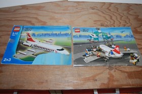LEGO City Airport 7894 Used Retired incomplete W/ 2 Manuals