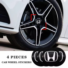 4 Stück Honda Aufkleber Nabendeckel Kappe Alufelgen 56mm