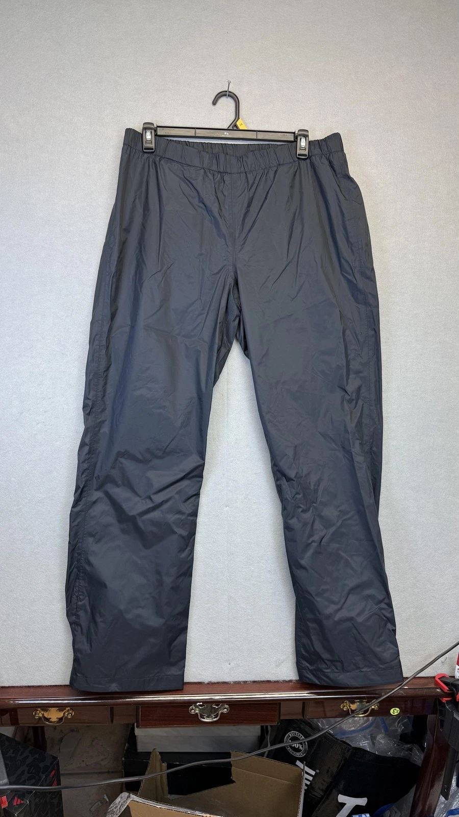 Columbia Omni-Tech Pants Mens XL Black Waterproof Breathable Rain Outdoor Hiking