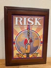 RISK Parker Bros: Bookshelf Edition Board Game Vintage Game Collection Wood Box