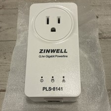 Zinwell PLS-8141 Gigabit Powerline G.HN Ethernet Adapter