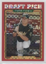 2005 Topps Chrome Update & Highlights Red X-Fractor 25/65 Cliff Pennington 3c7
