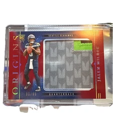 2025 Panini Origins Jalen Milroe 3-Color Jumbo Patch RC /99 Seahawks #RJY-JME